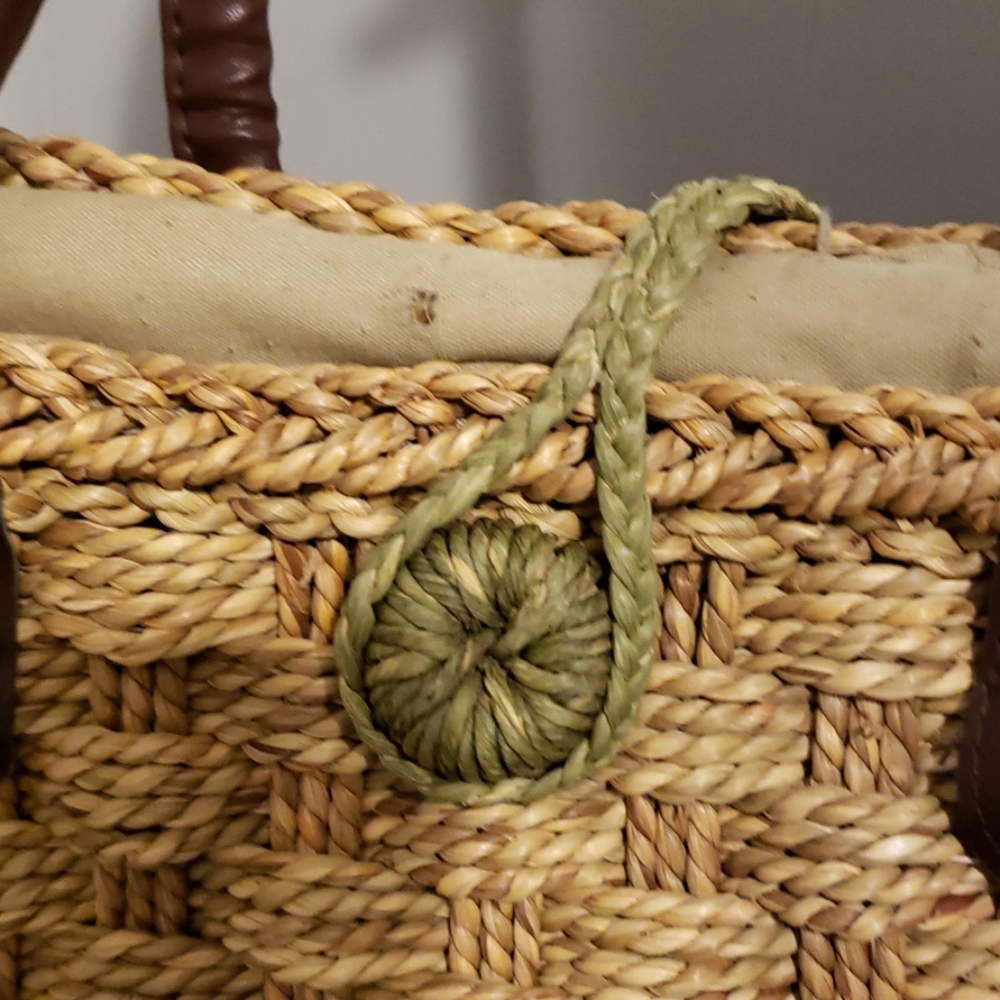 San Diego Hat Co. Straw tote - Picture 2 of 6
